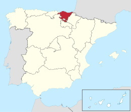 Paesi Baschi in moto - mappa
